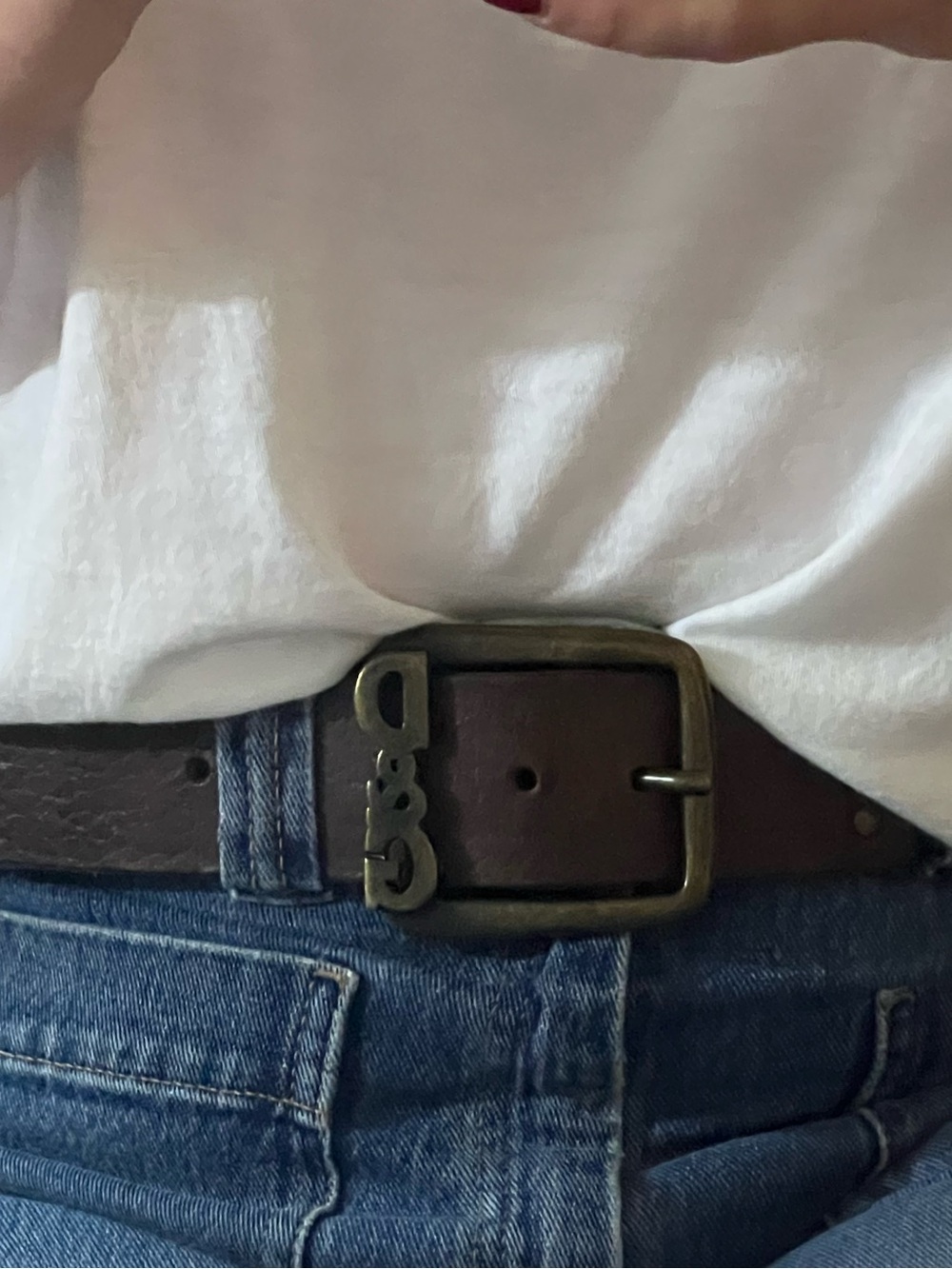 D&G Leather Belt